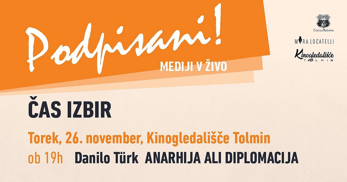 PODPISANI - Anarhija ali diplomacija